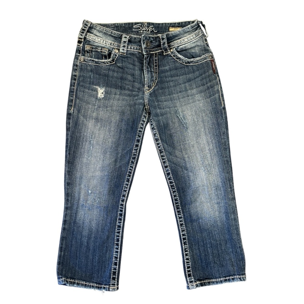 Silver Suki Surplus Capri Jeans